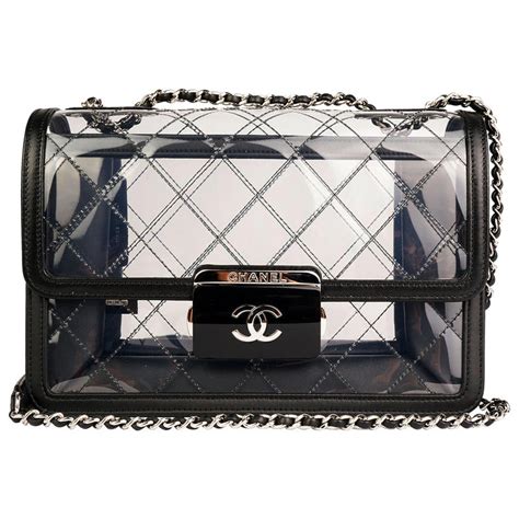 clear chanel handbag|chanel bag transparent.